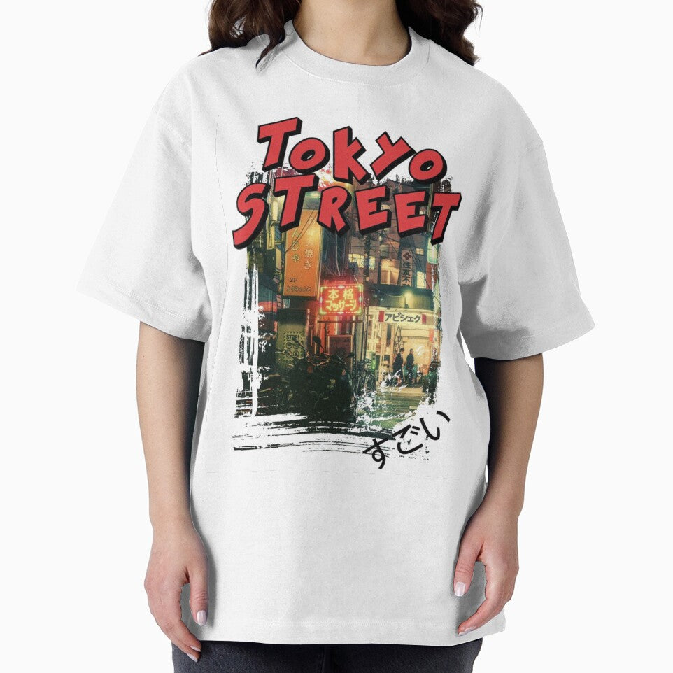 Tokyo Nights: A Retro Street Adventure Tee by CireArt