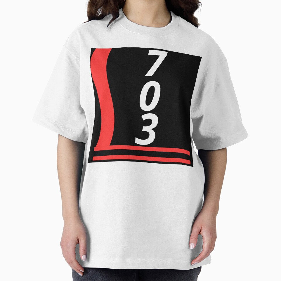 L703 BRAND. Straight red line,thick at botom. Vertical line with zigzag. by lukasz703
