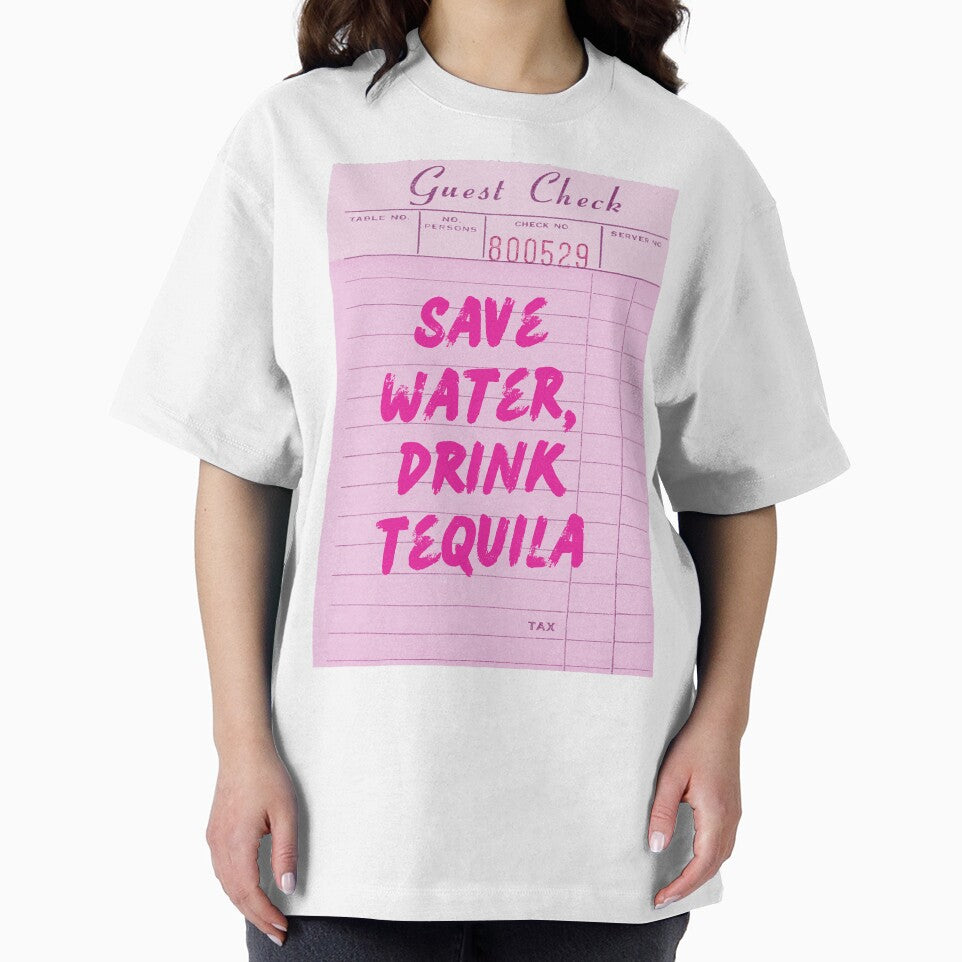 Funny Drinking Quote - Save Water, Drink Tequila by Zaddie A