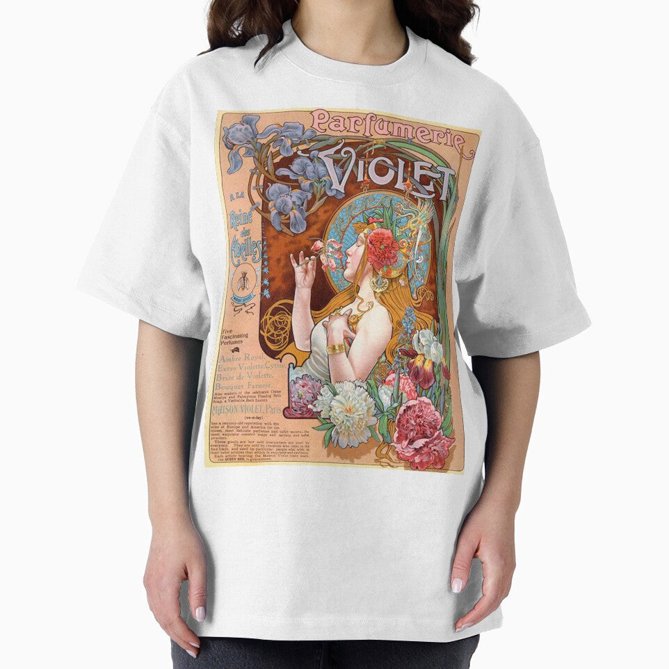 Parfumerie Violet Art Nouveau vintage poster by likiska