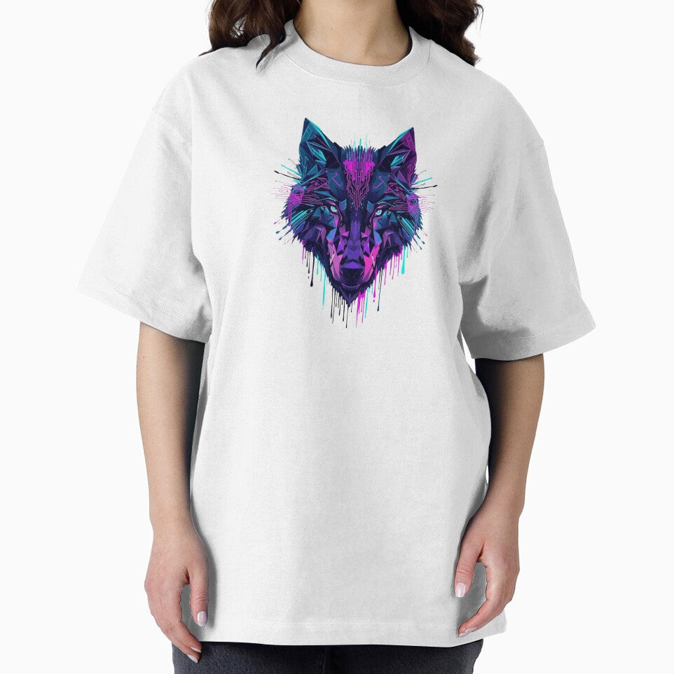 Geometric Wolf Head by garts