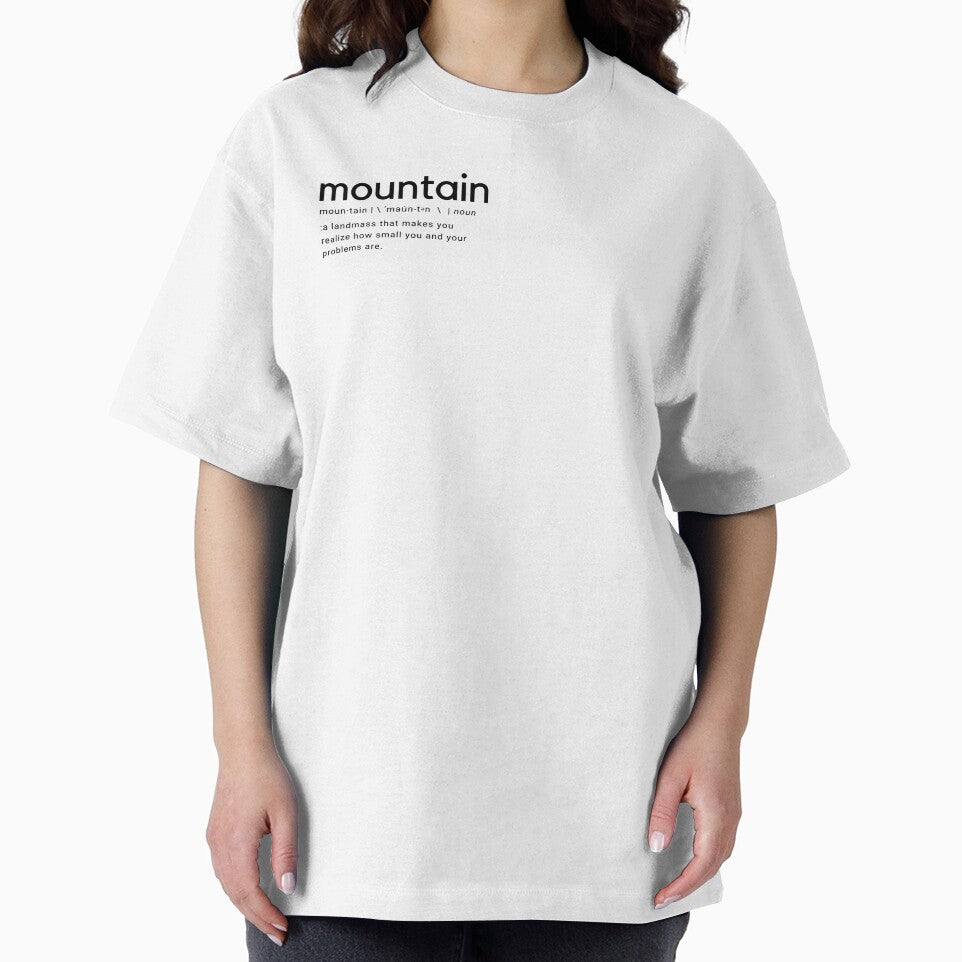 Mountain Description - T-Shirts, Hoodies and Sweatshirts by TripsandPrints