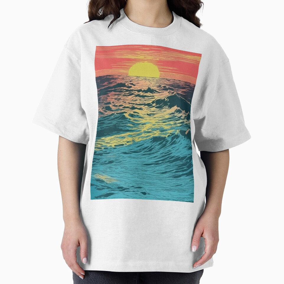 Pop art sea sunset by ArtHouseNiklas