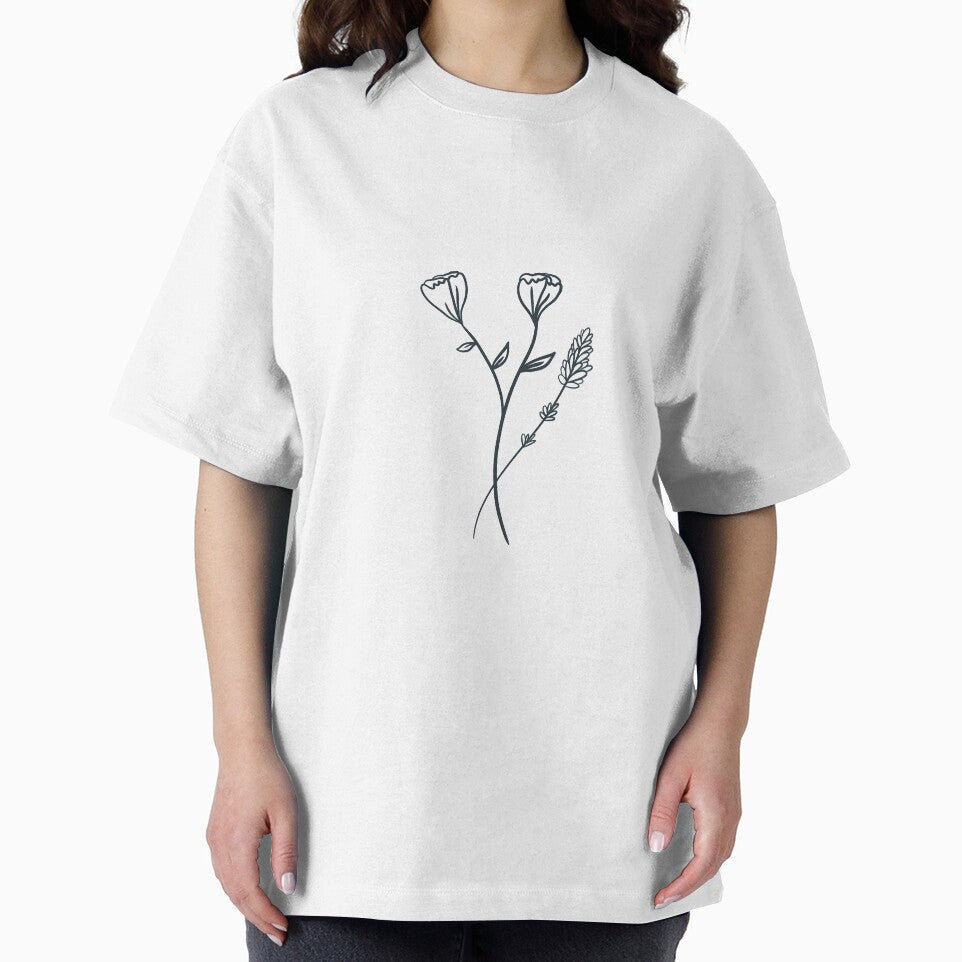 Simple little flowers (Navy) by vanderhoofkate