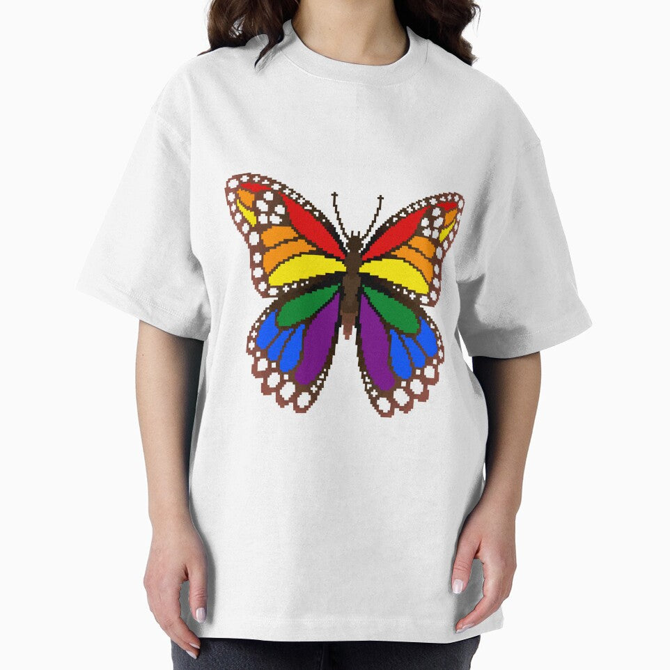Gay Pride Butterfly by MetallicWings15