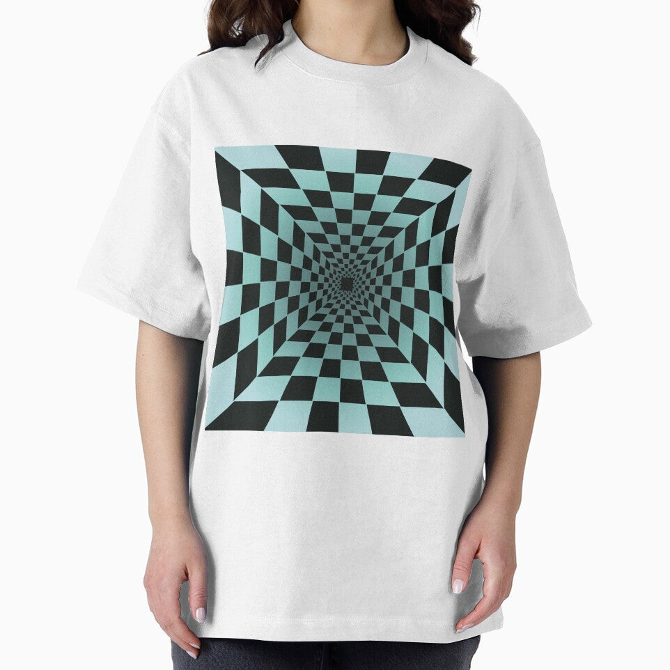Tunnel-shaped checkered perspective by professorguru
