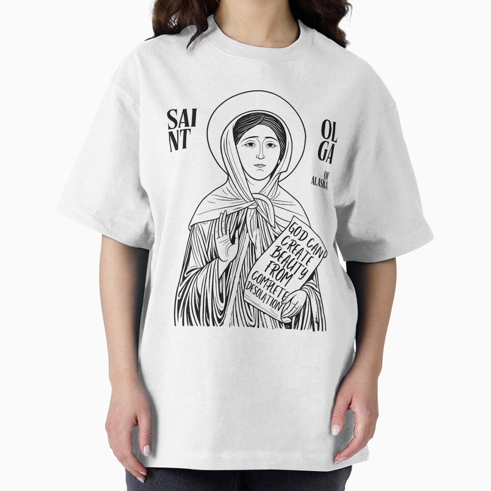 Saint Olga of Alaska Minimalist Icon by maddieelysse