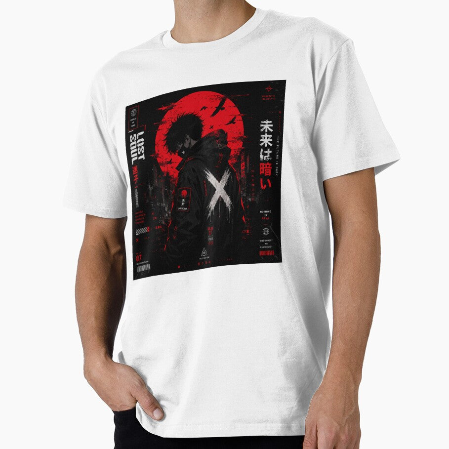 Lost Soul -Anime version T-shirt by Tanu Biswas