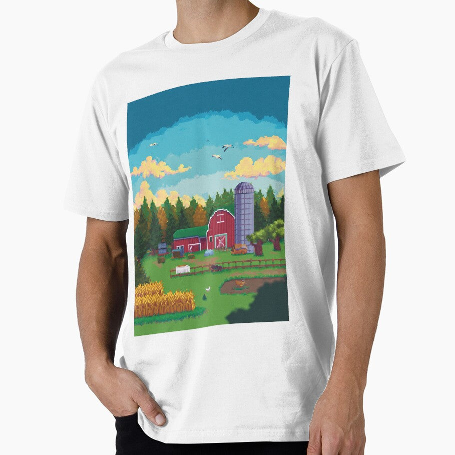 Cozy Pixel Farm  Cute Retro Farming‑Sim Inspired Art by Pixel8Prints