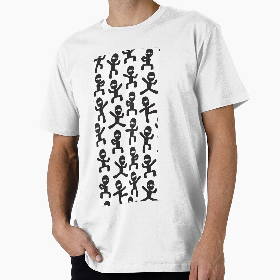 ninjas - black on white by littlearrow