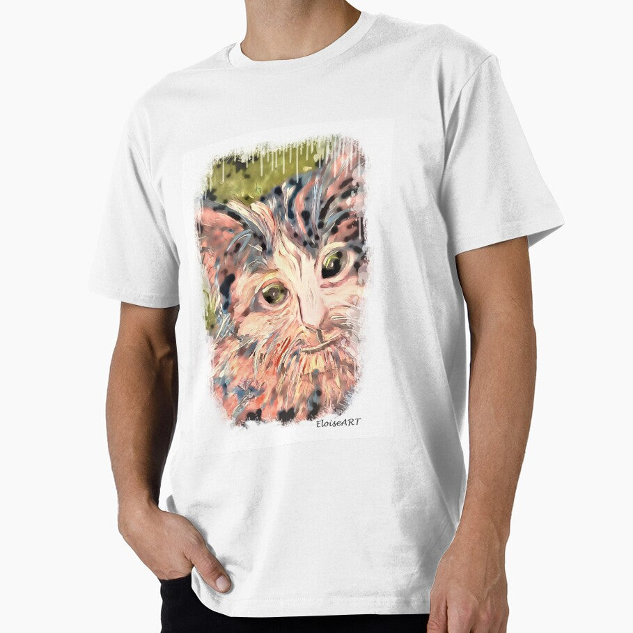 Colorful Cat Soft Colors by EloiseArt