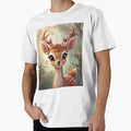 Deer with flower crown by SimonsDesignArt