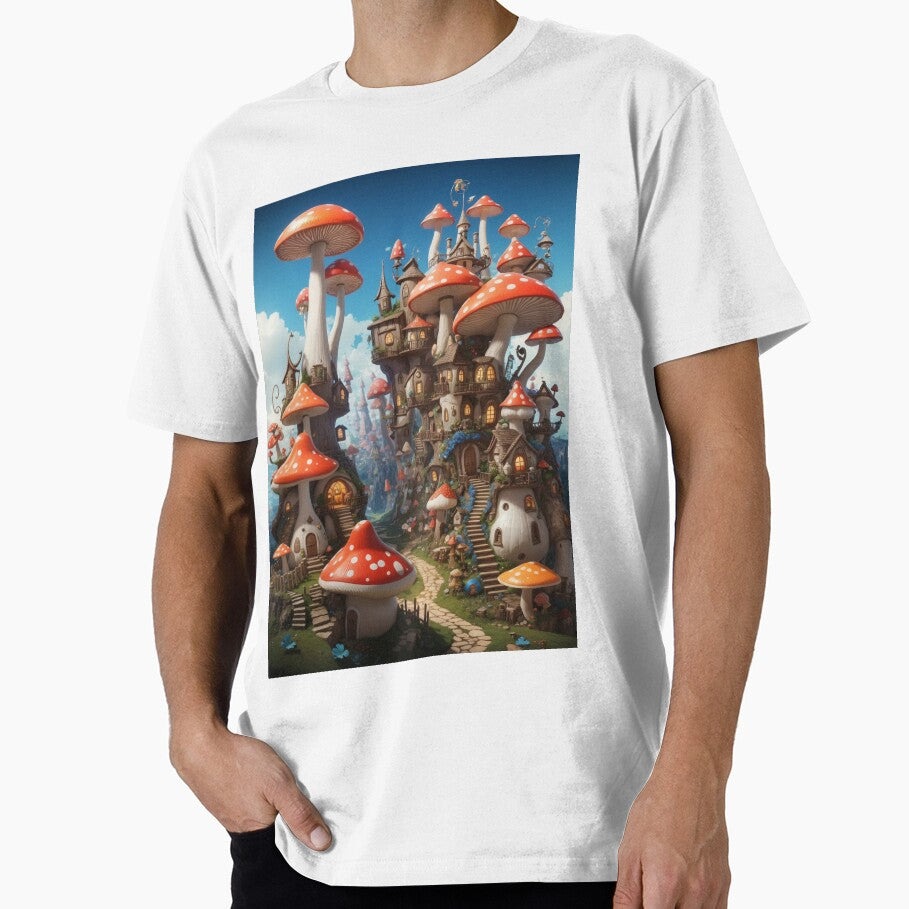 Whimsical Mushroom Village C by Vitalka-uk
