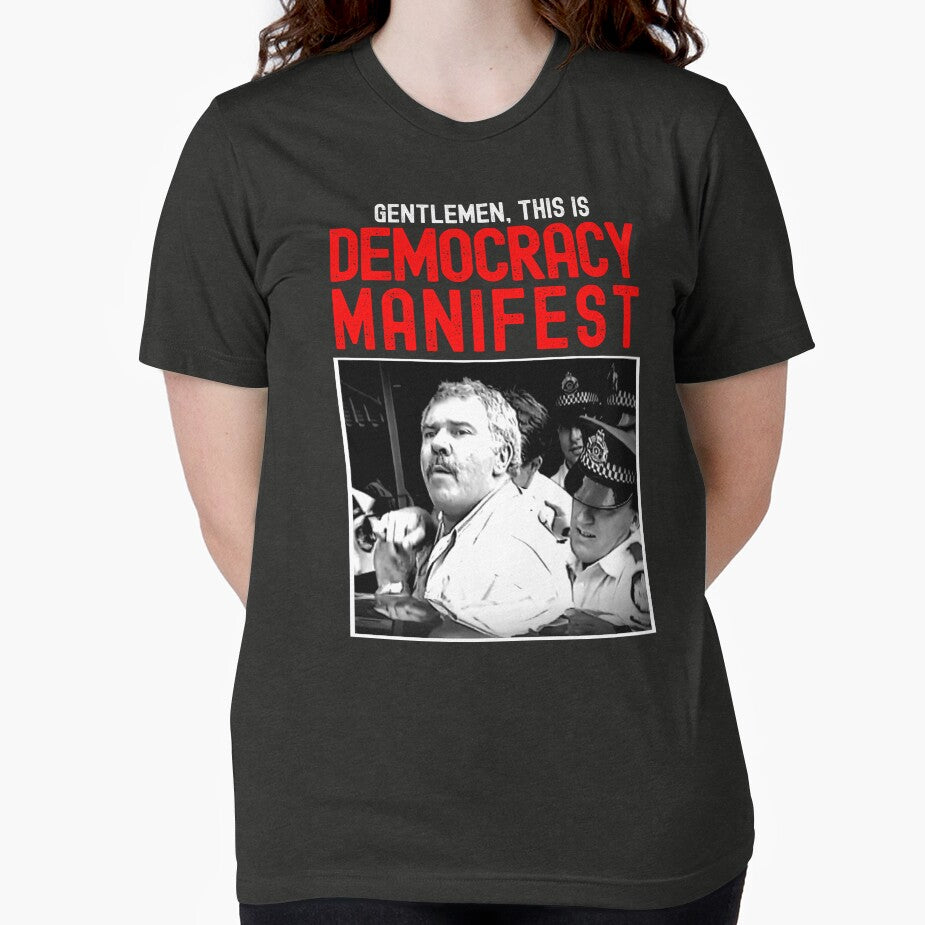 Funny Meme This Is Democracy Manifest - Succulent Chinese Meal by zptees