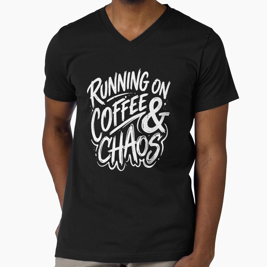 Running on Coffee and Chaos Funny Tired Moms Club Coffee Lover by gunaone-design