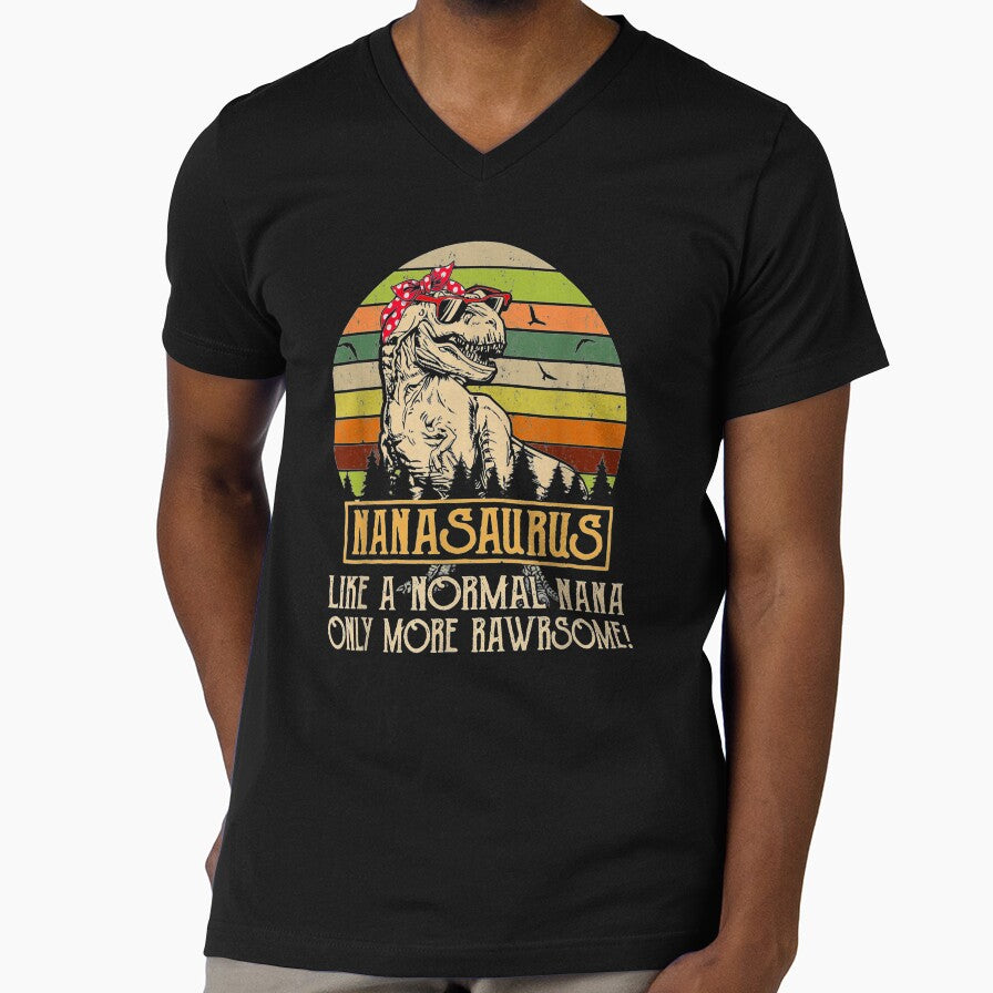 Nanasaurus T Rex Women Grandma Only More Rawrsome by JWArtStudio