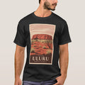 Uluru Australia Travel Art Vintage
