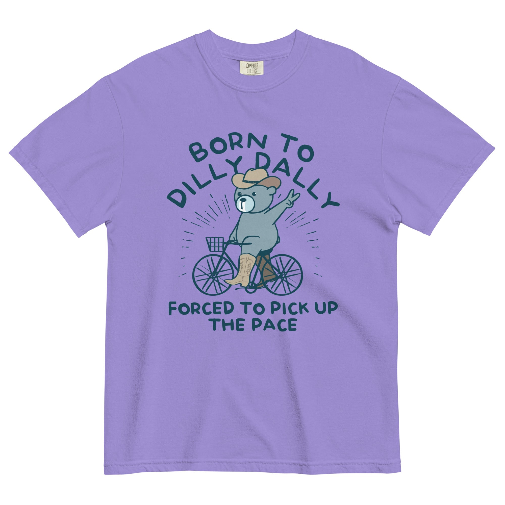 Born To Dilly Dally Forced To Pick Up The Pace Men's Relaxed Fit Tee