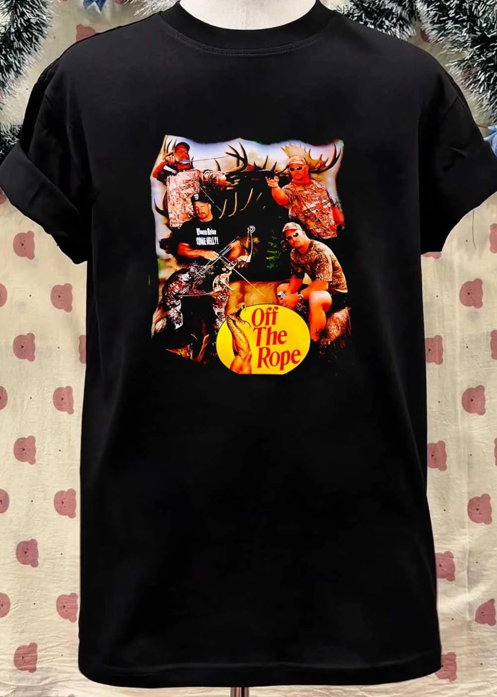 Stone Cold Steve Austin Hunting Archery Fishing Wanna Raise Some Hell Off The Rope T-Shirt
