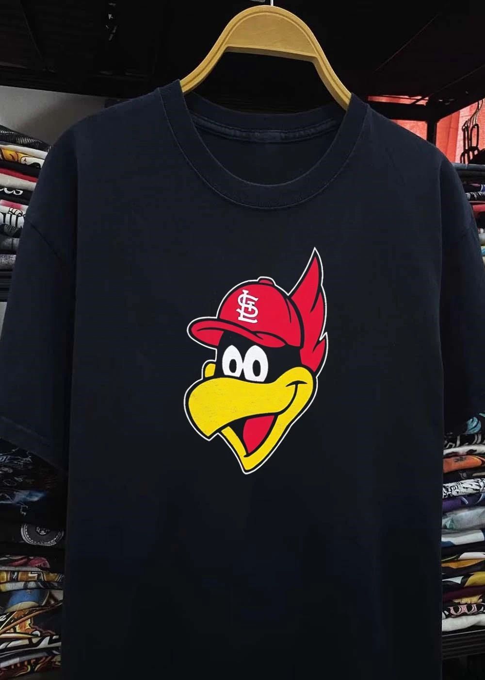 St Louis Cardinals Mascot Logo Baseball Team T-Shirt