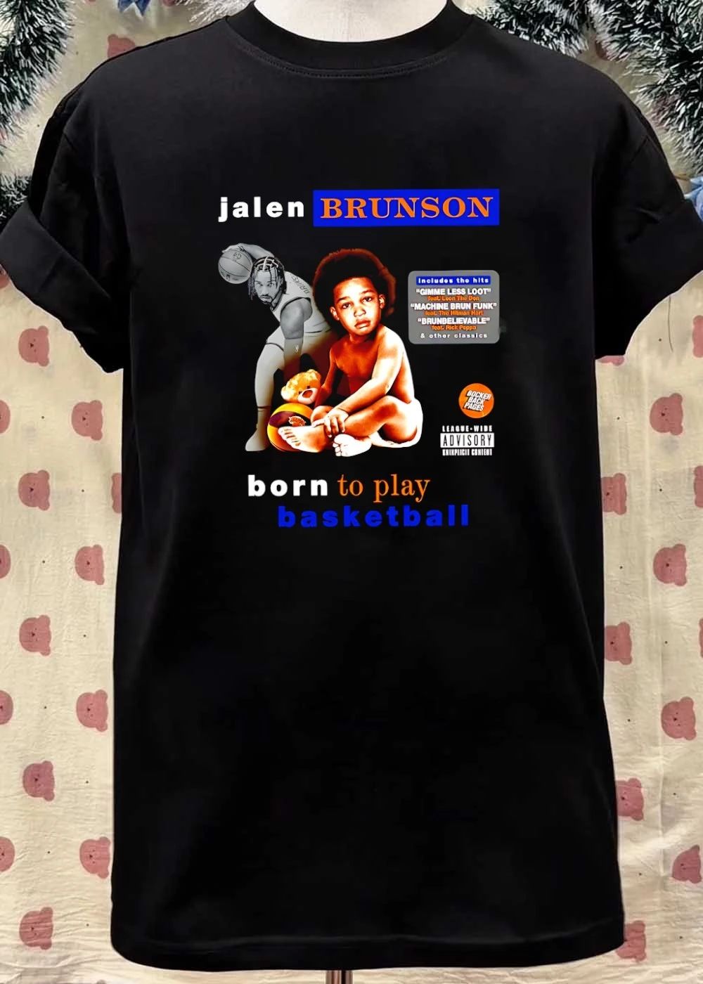 Jalen Brunson Born to Play Basketball NY Knicks T-Shirt