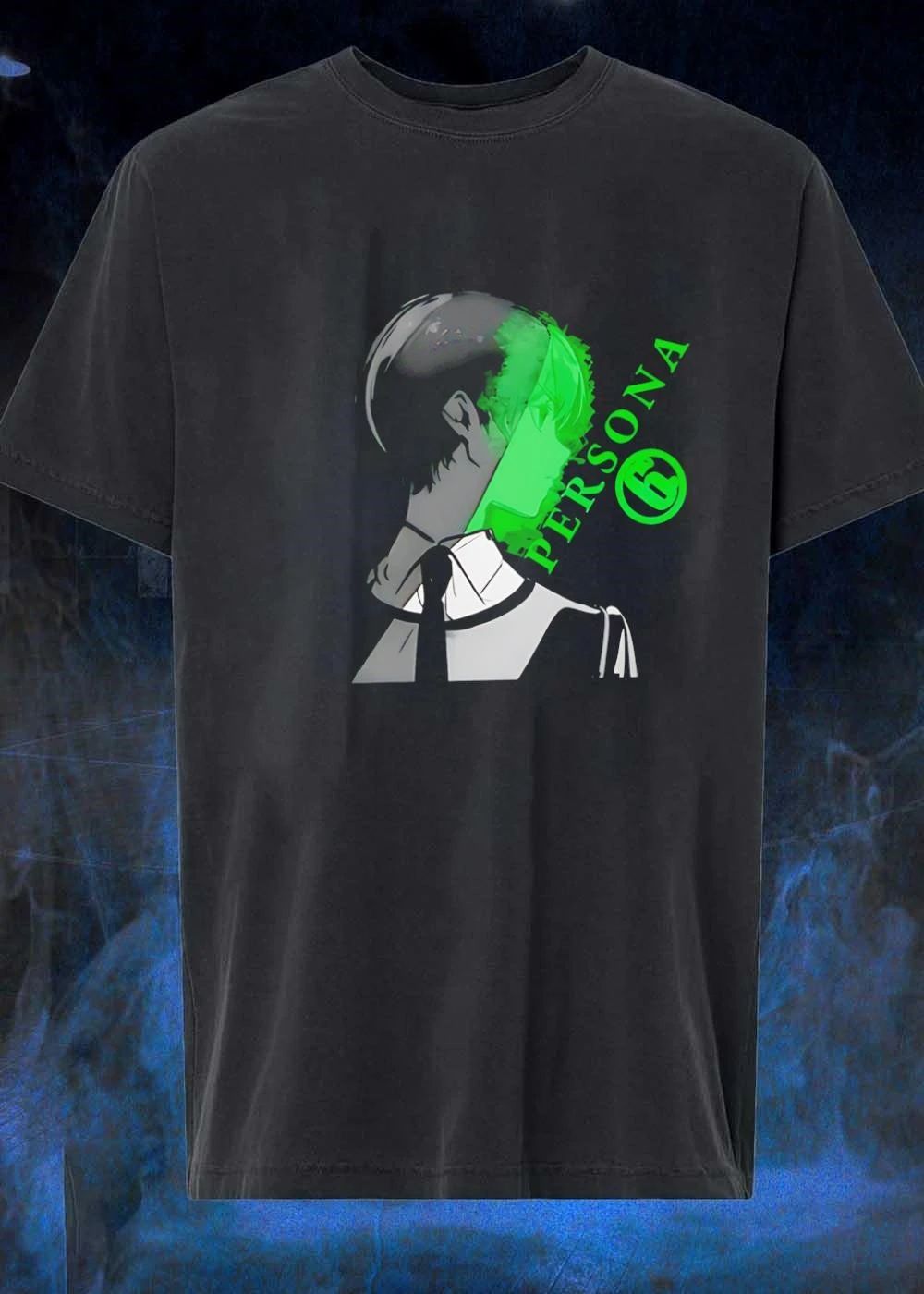 Persona 6 Green Silhouette Gaming T-Shirt