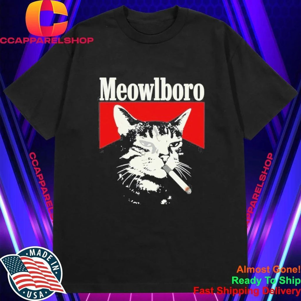 Meowlboro Smoking Meow Cat Shirt