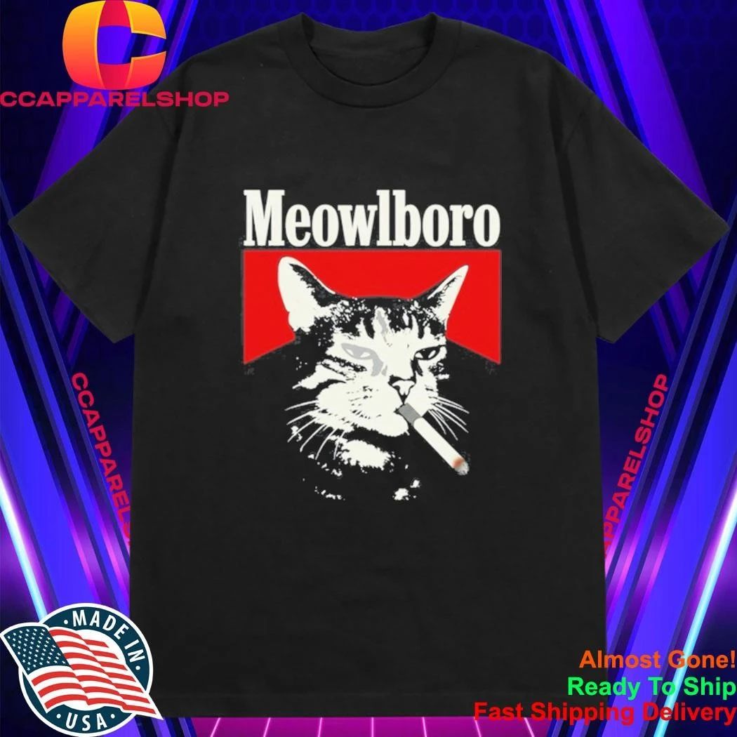 Meowlboro Smoking Meow Cat Shirt