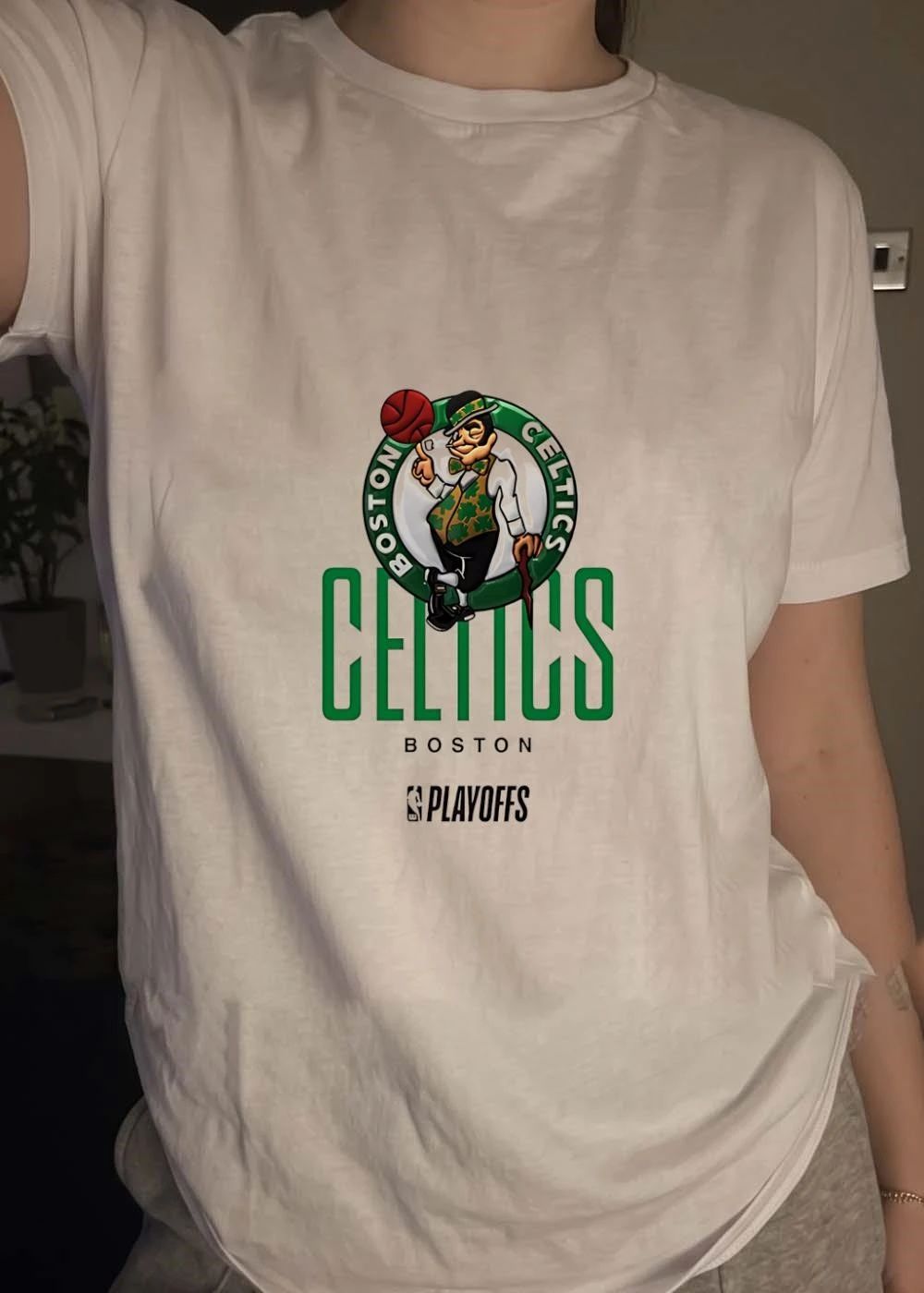 Boston Celtics Playoffs Official Logo T-Shirt