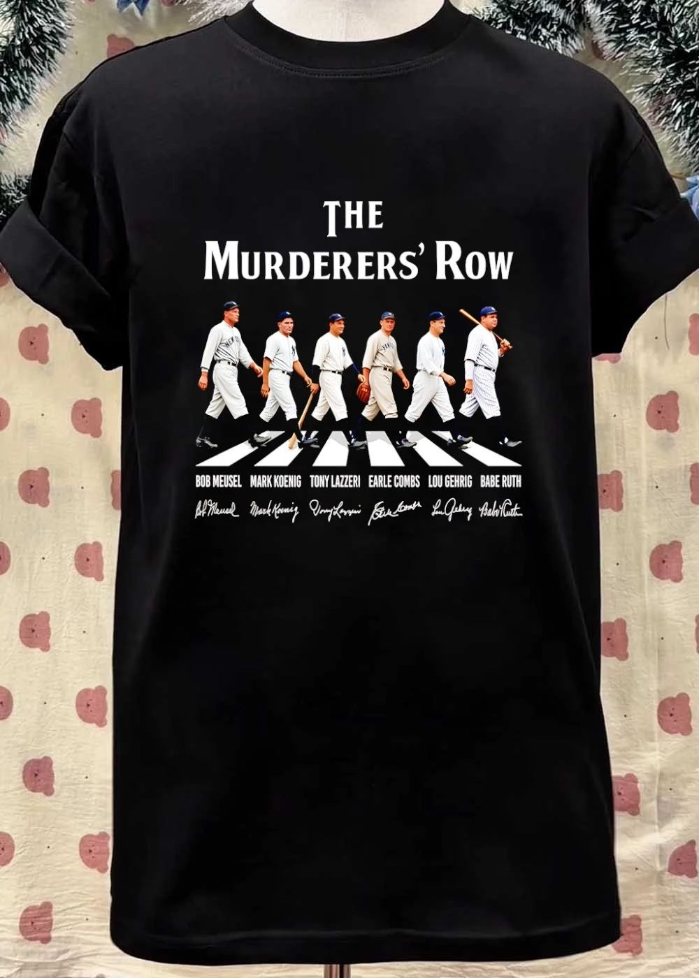 The Murderers Row New York Yankees baseball team players shirt