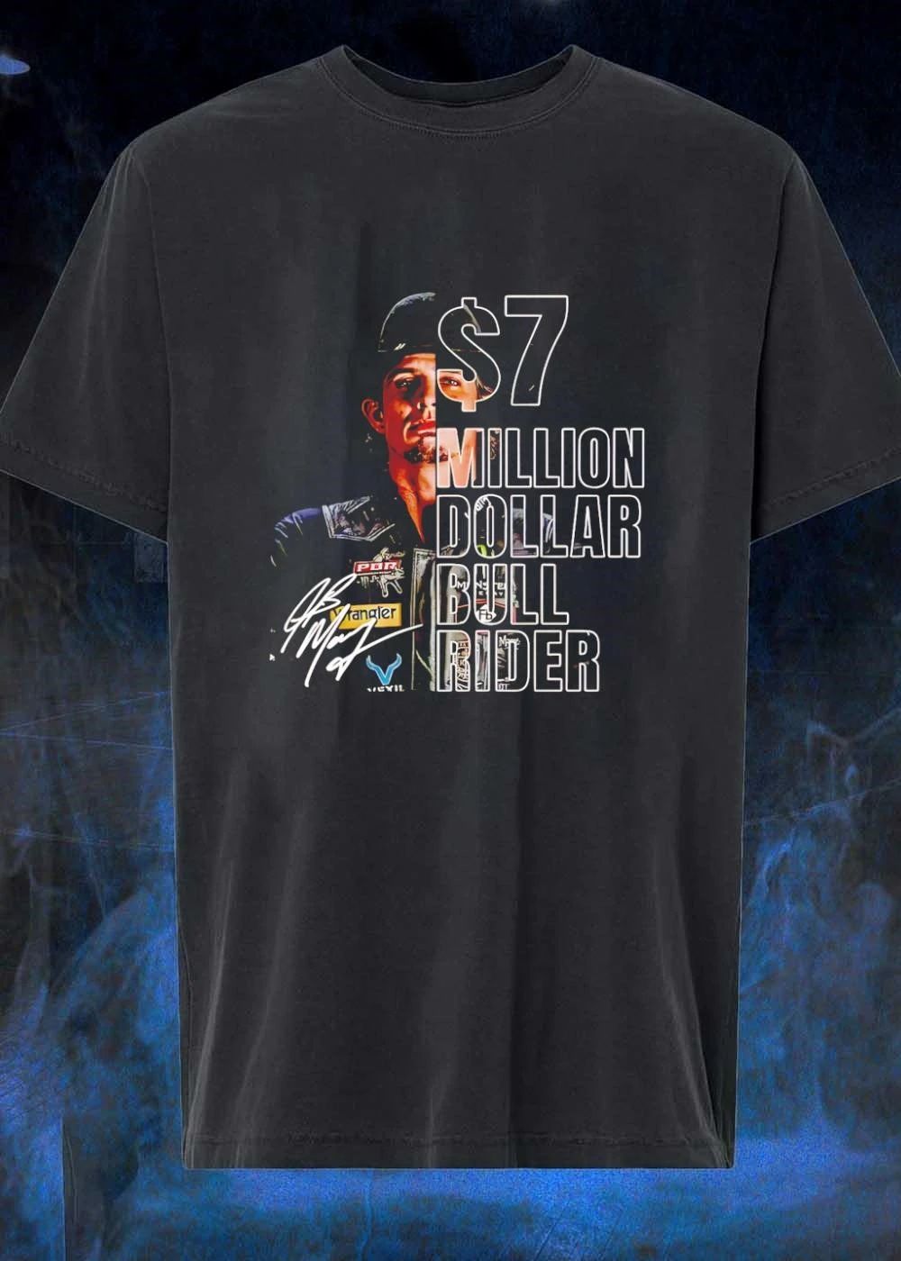 J.B. Mauney PBR 7 Million Dollar Bull Rider shirt