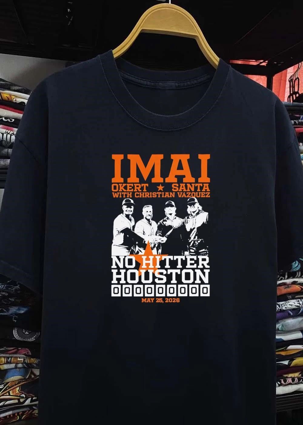 Imai Okert Santa Vazquez Houston No Hitter 2026 Shirt