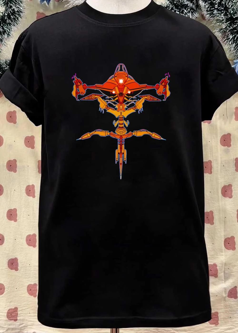 Scion of the Machine Gods Raising Two Middle Fingers T-Shirt
