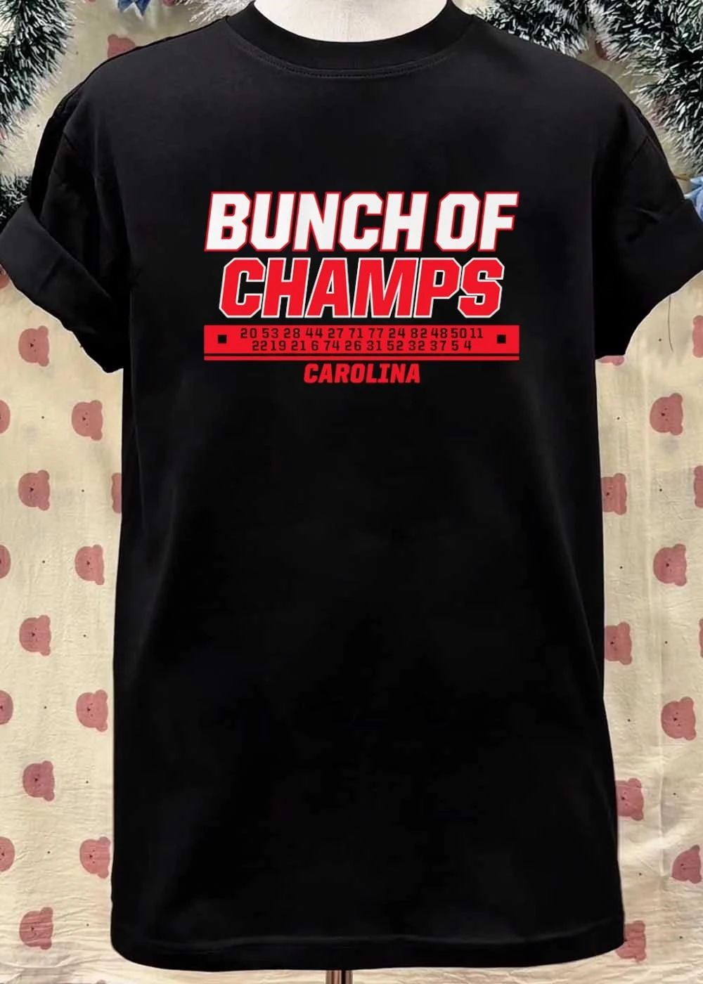 Carolina Hurricanes Bunch of Champs Player Number T-Shirt