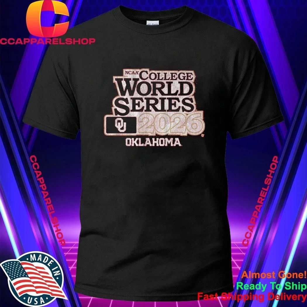 Oklahoma Sooners Baseball NCAA College World Series 2026 Shirt