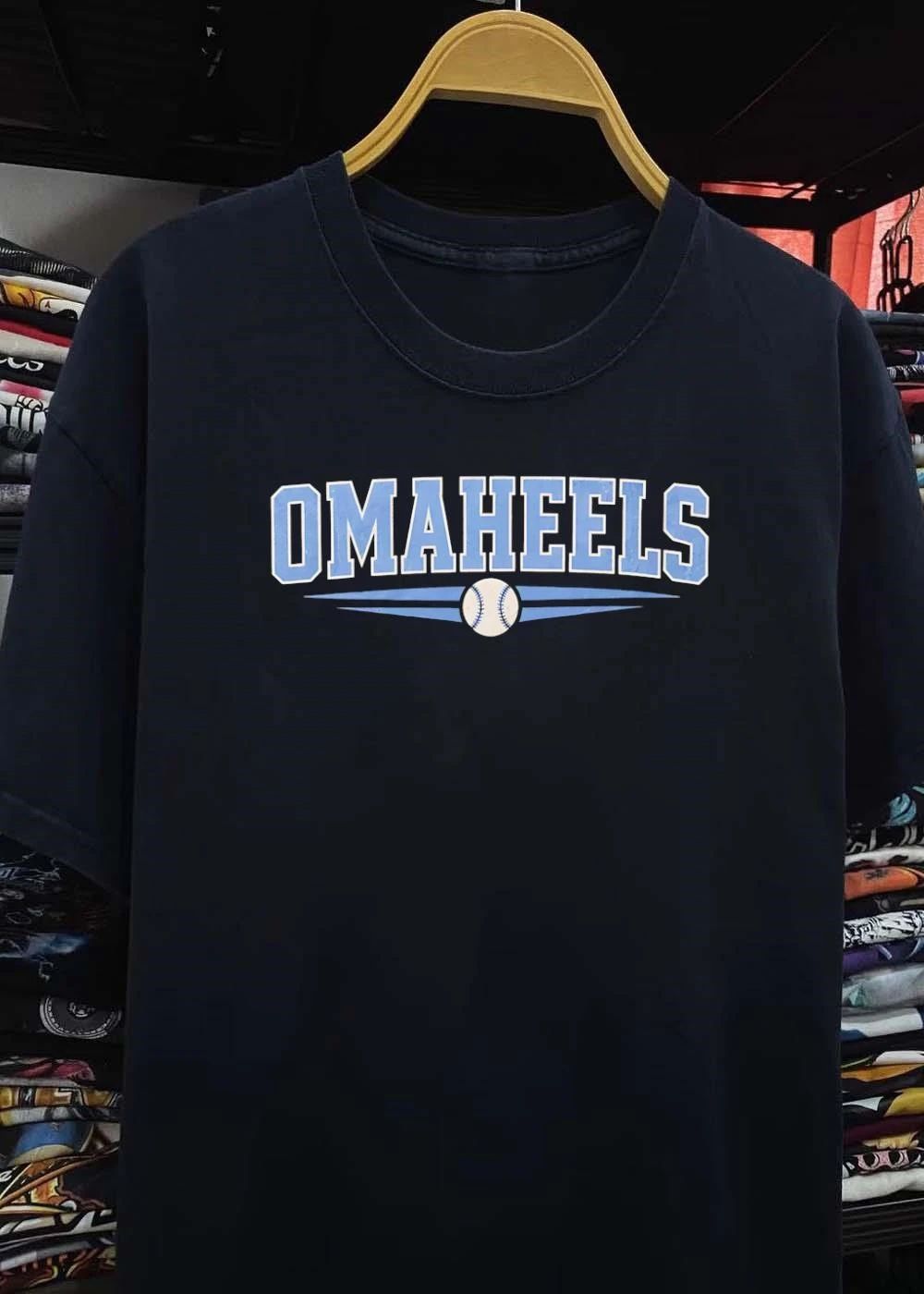 OMAHEELS Fans Gear Up in this Omaha Tar Heels Baseball T-Shirt