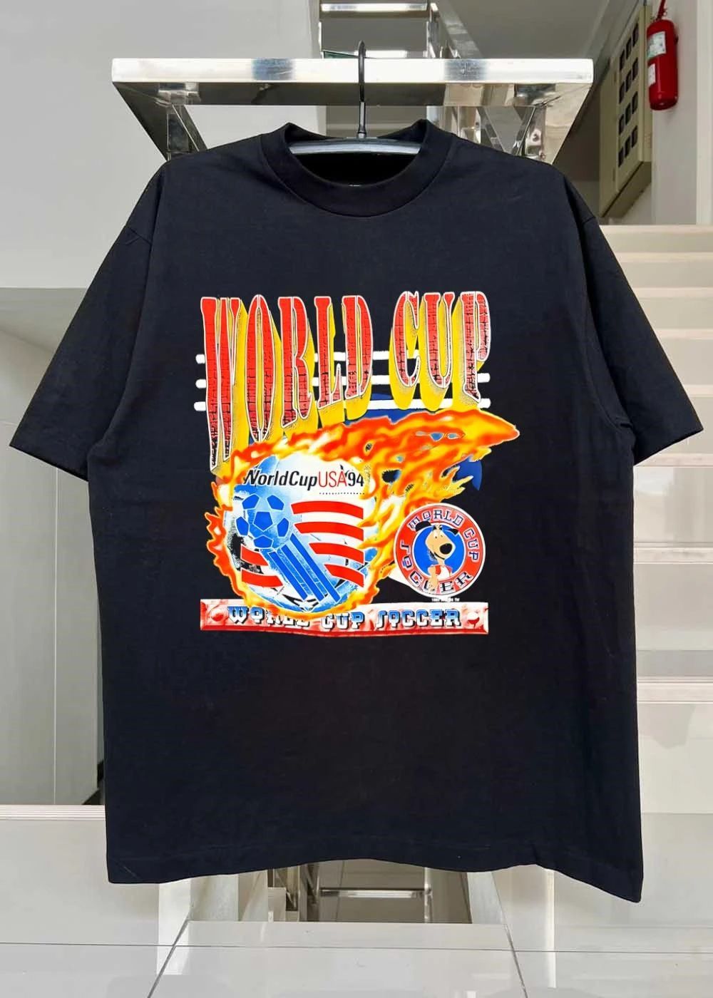 Magic Johnson Ts World Cup Soccer USA 94 World Cup Soccer T-Shirt