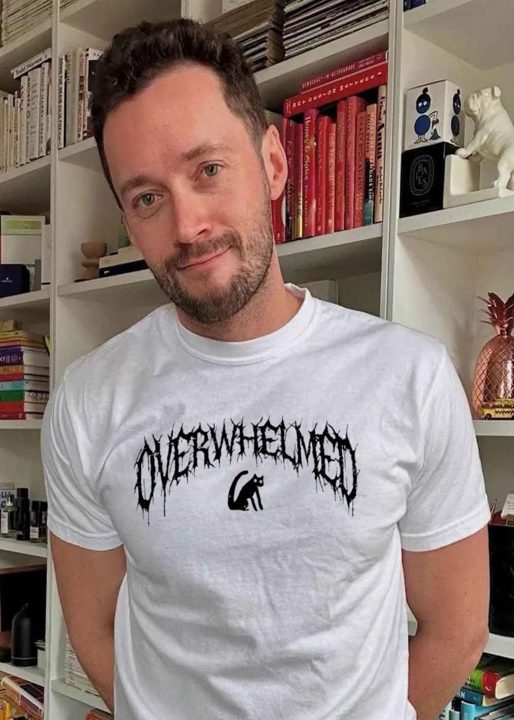 Overwhelmed cat overwhelmed shirt