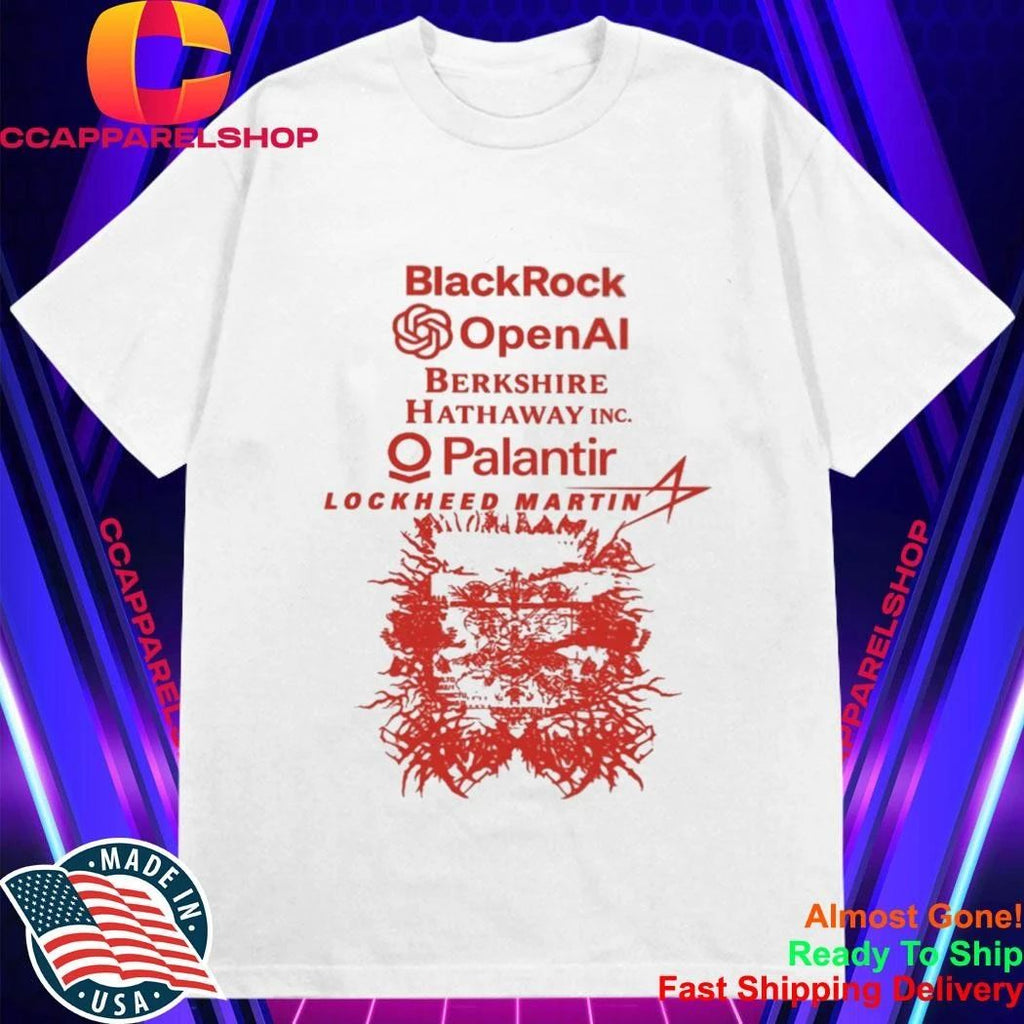 Blackrock Openai Berkshire Hathaway Inc O Palantir Lockheed Martin Shirt