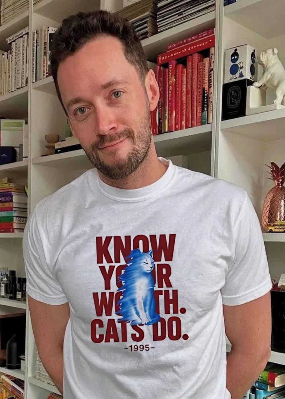 Know Your Worth Cats Do 1995 shirt
