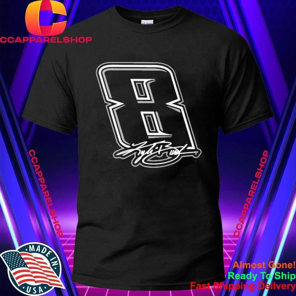 Kyle Busch Black No 8 Shirt