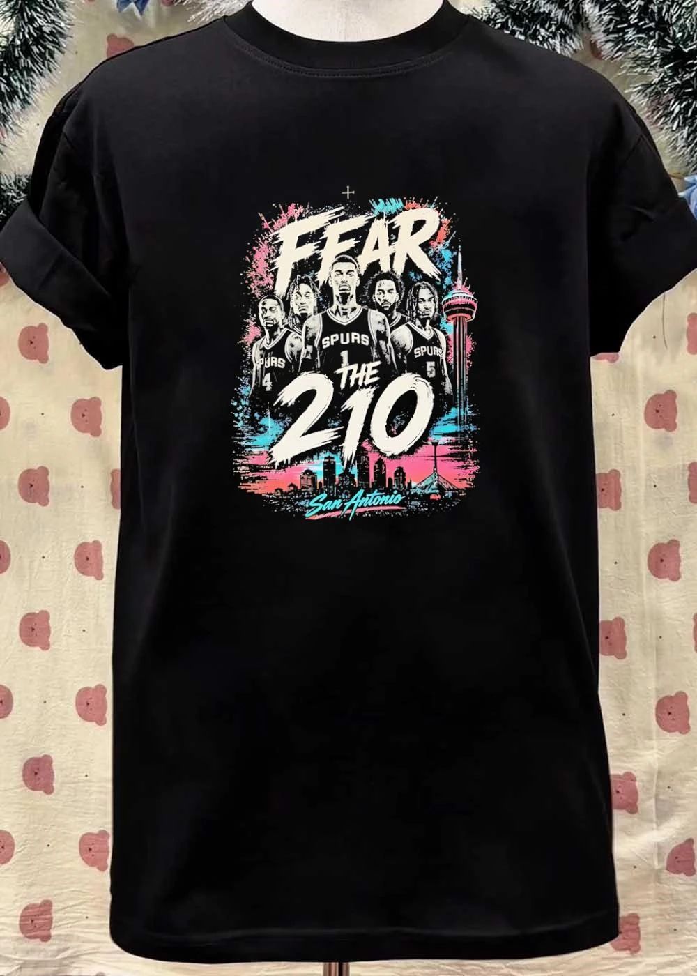 Fear the 210 San Antonio Spurs Basketball T-Shirt