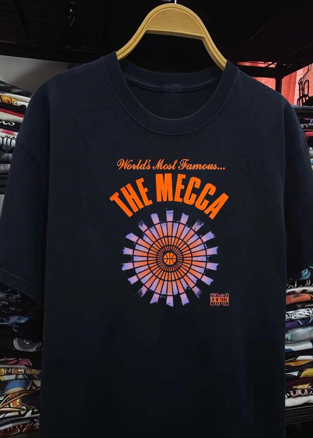 Worlds Most Famous The Mecca Madison Square Garden Ceiling Pattern Basketball T-Shirt