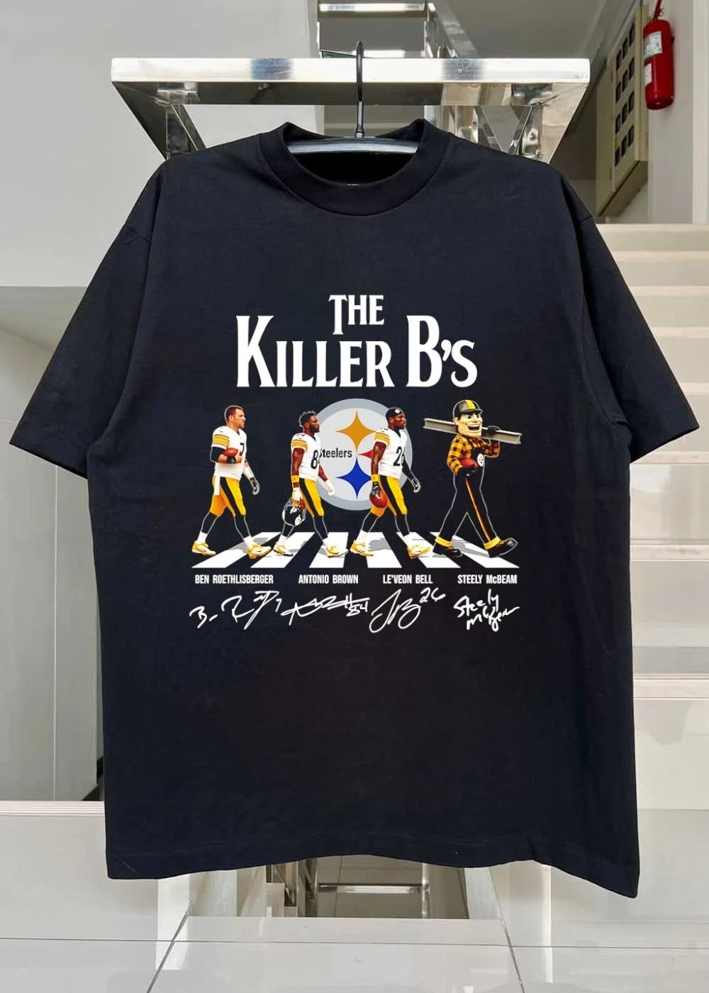 Ben Roethlisberger Antonio Brown Le’veon Bell Steely Mcbeam The Killer B’s shirt