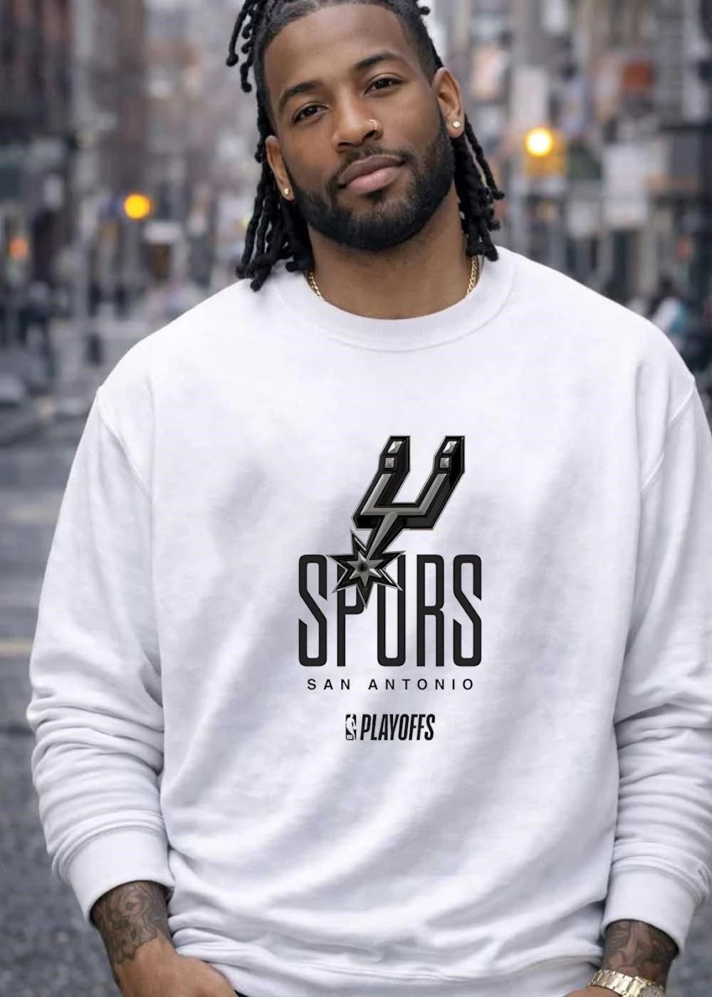 NBA Apparel San Antonio Spurs Playoffs Shirt