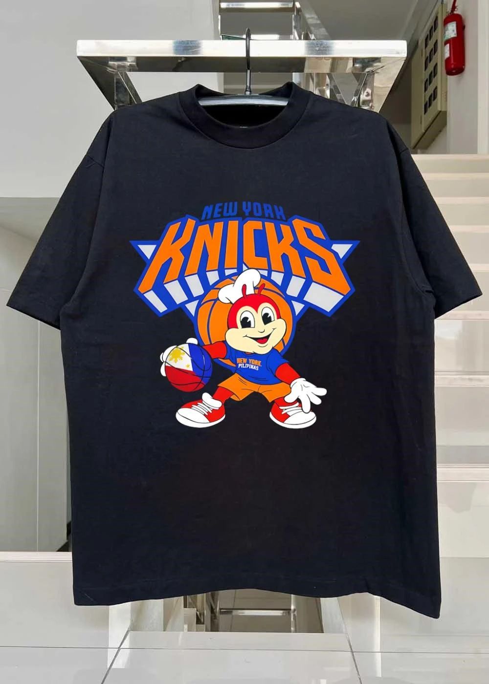 Jollibee Playing Basketball New York Pilipinas Knicks Shirt