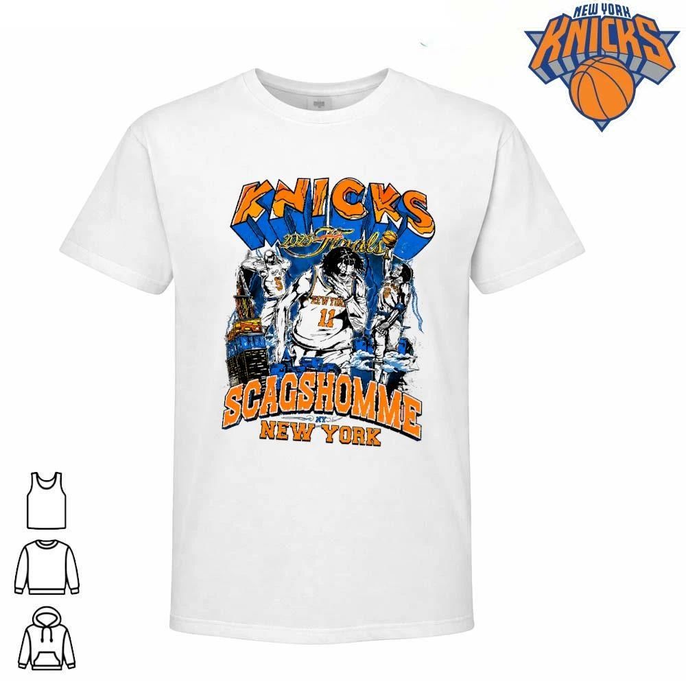 New York Knicks Champions NBA 2026 Jalen Brunson 11 Finals Scagshomme Tee Shirt