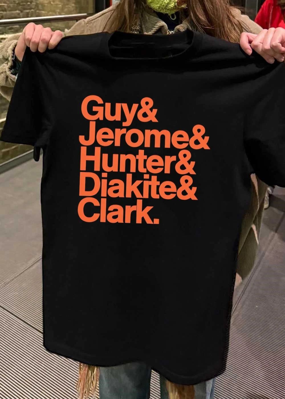 Guy Jerome Hunter Diakite Clark and Shirt