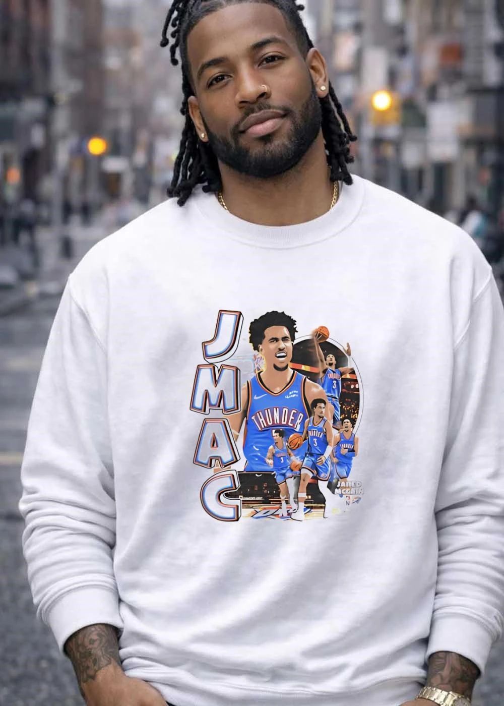 Jared McCain Oklahoma City Thunder NBA J MAC Thunder Jared McCain shirt