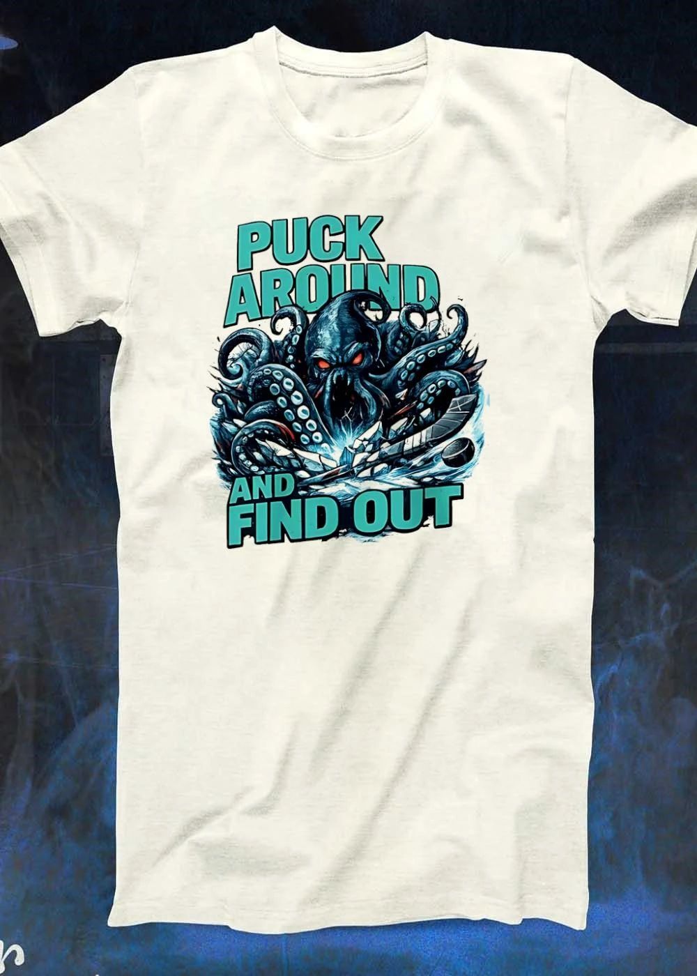 Kraken Hockey Apparel Puck Around and Find Out Kraken T-Shirt